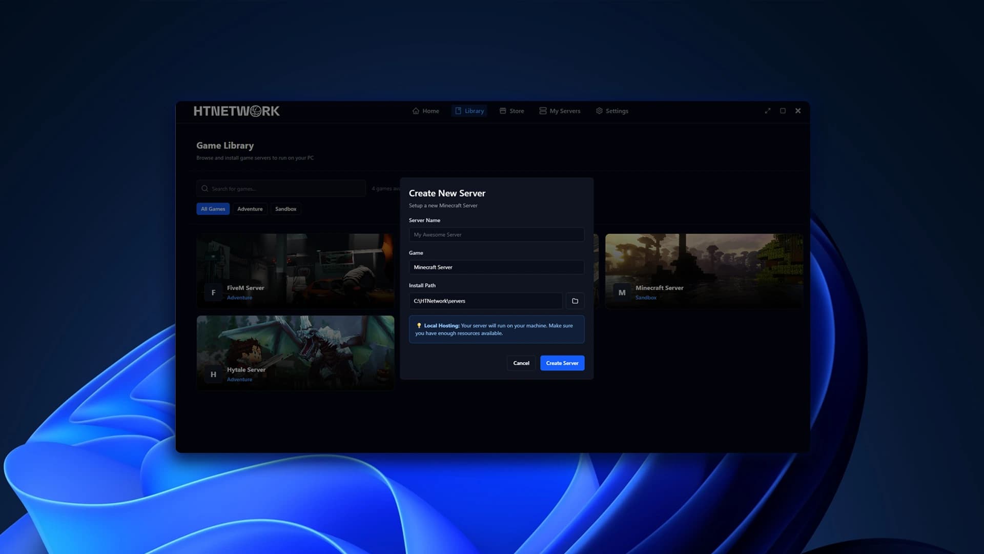 One-Click Game Installation preview