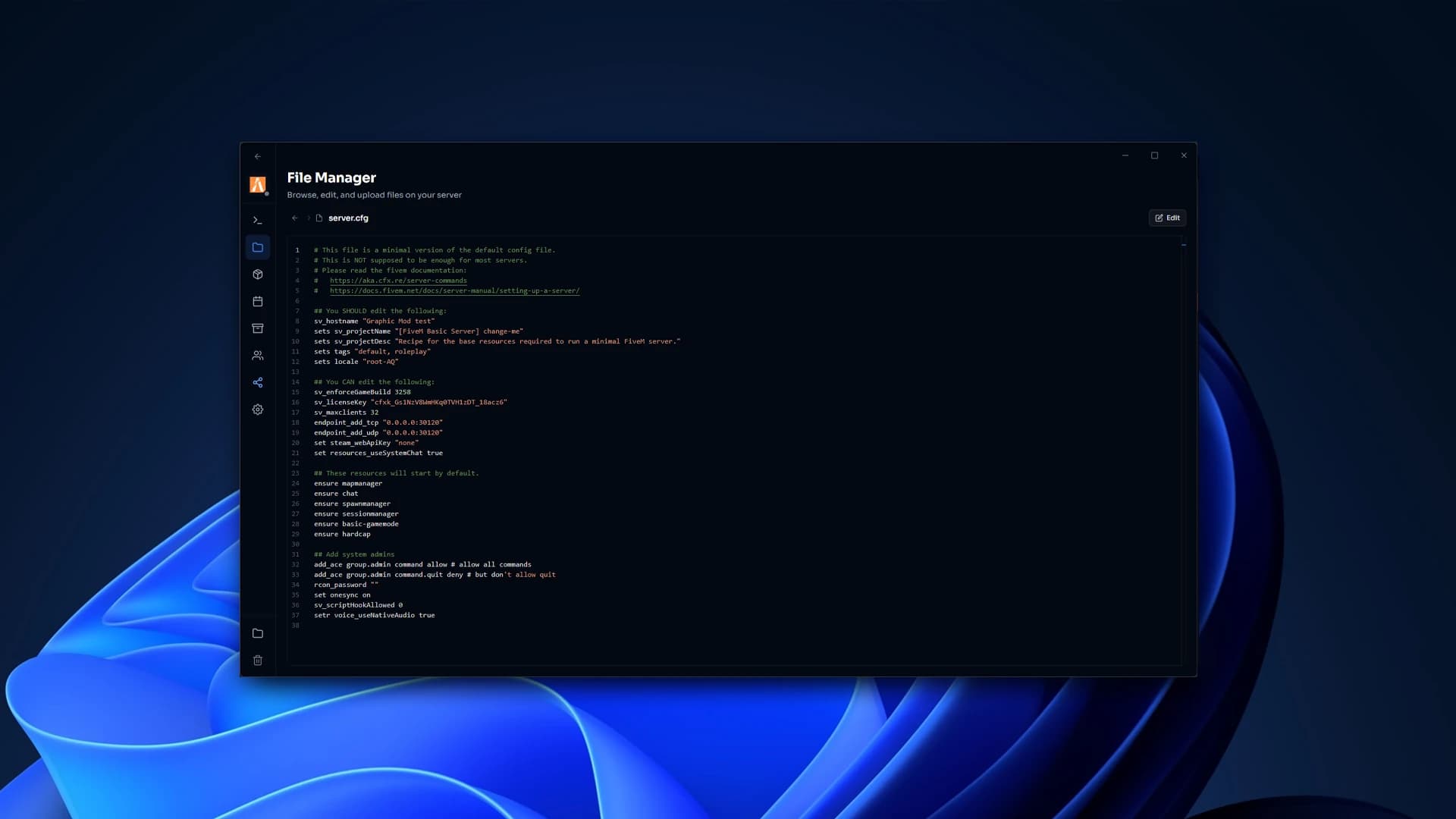 Updatepanel Games HTN Panel | Local Game Server Control Panel